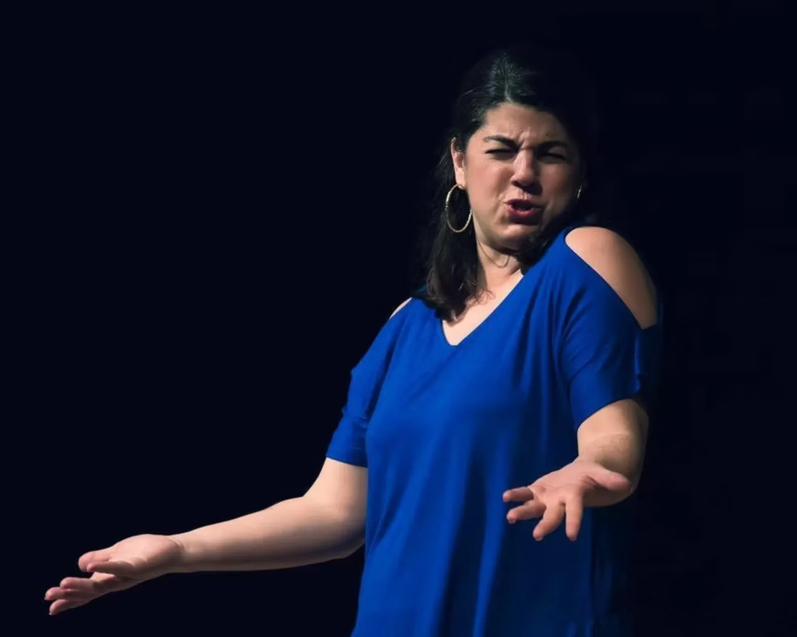 Erin Cross in performance